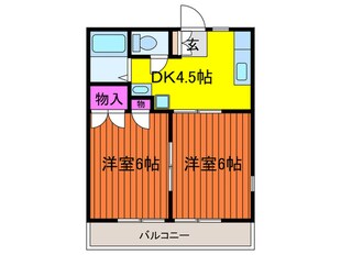 ＩＫハウス　Ａの物件間取画像